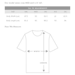 The Tall Tee | Mens | Short Sleeve